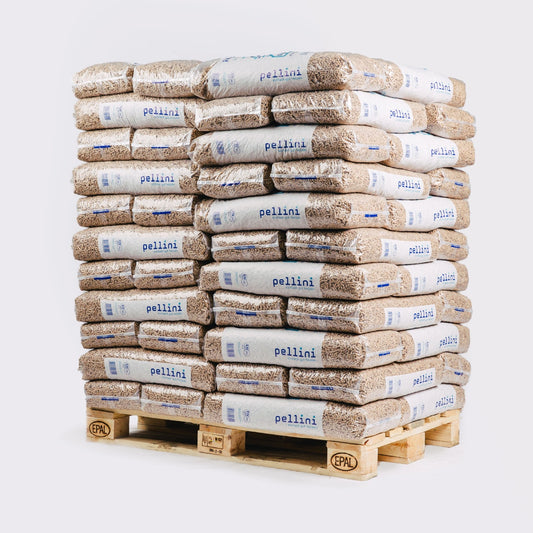 pellini Holzpellets Sackware Palette 990kg