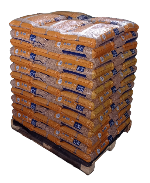 Holzpellets DIN plus - Palette 975 kg